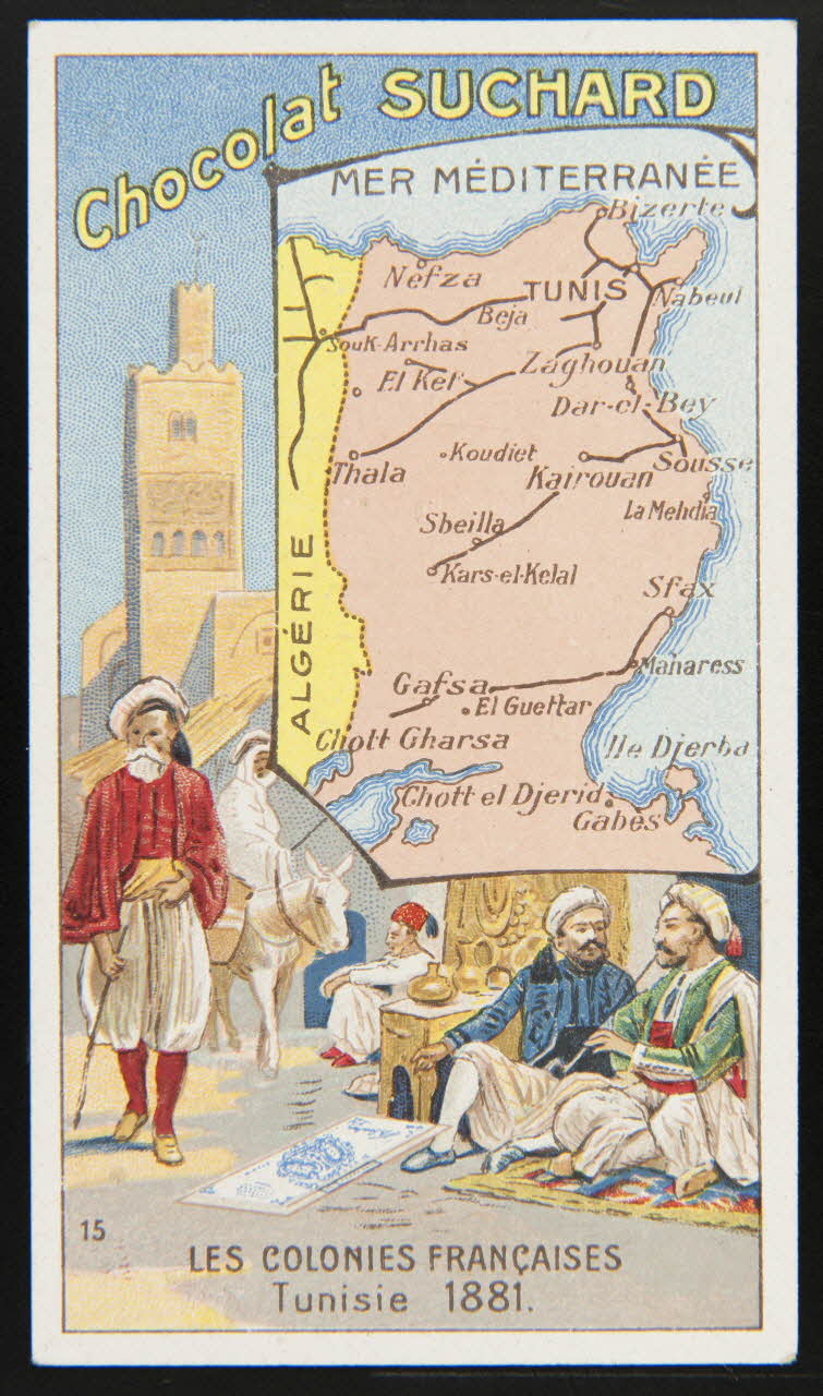 Suchard Philippe carte réclame chromo Neuchâtel 1880-1914 1996.40.279.7 Photo