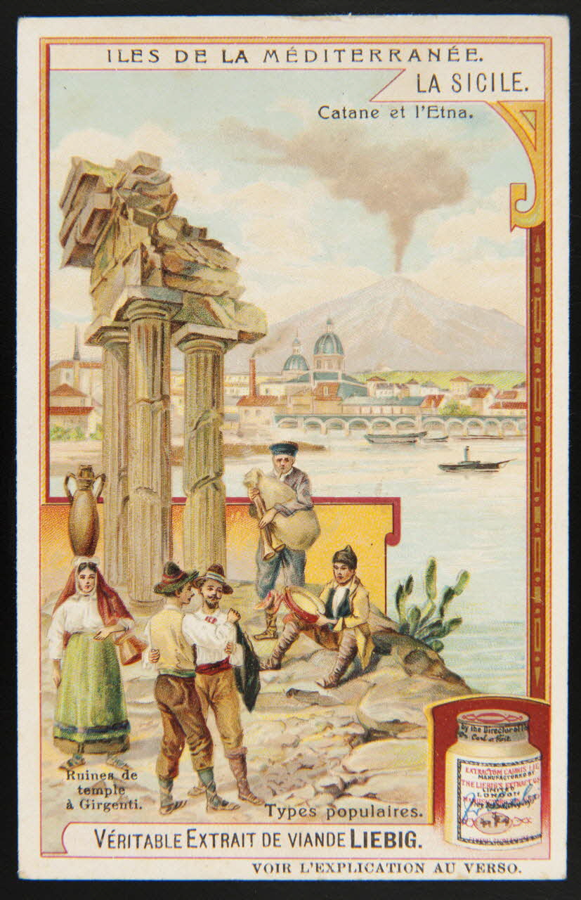 Liebig carte réclame chromo 1908 1996.40.292.3 Photo Mucem