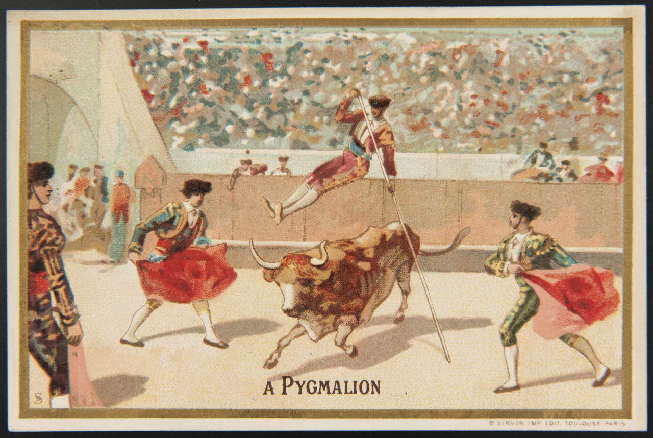 Jehenne carte réclame chromo Paris 1895-1935 1996.40.296.2 Photo