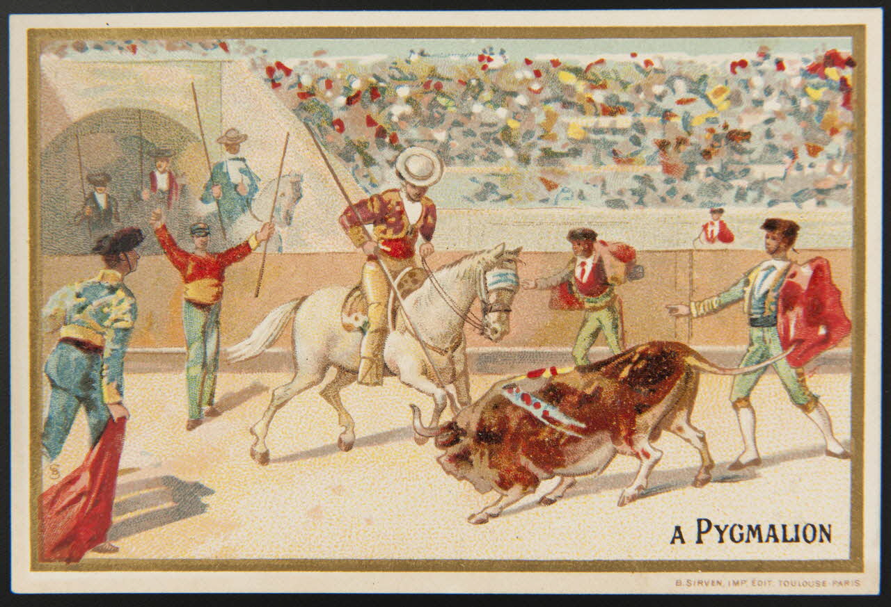 Jehenne carte réclame chromo Paris 1895-1935 1996.40.296.3 Photo