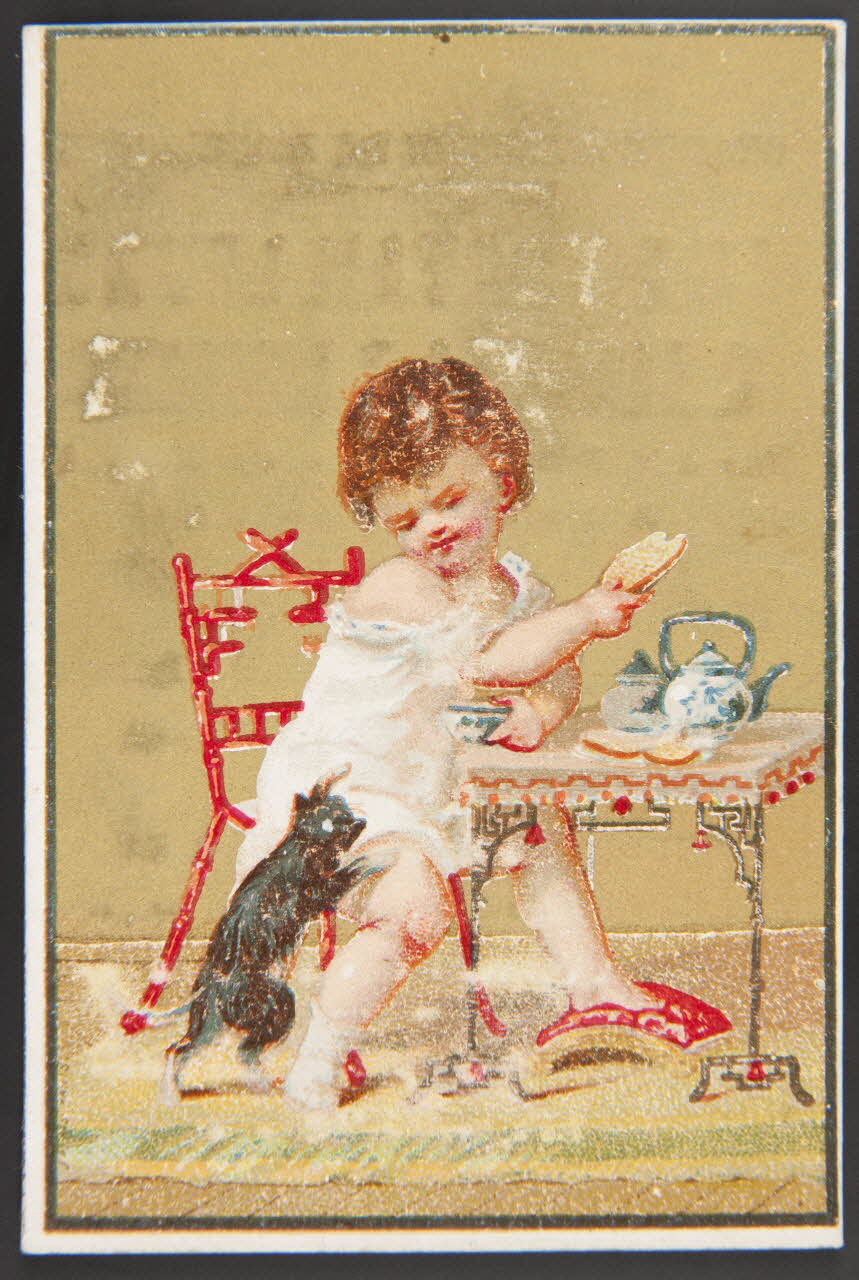 Charles Verneau carte réclame chromo Paris 1899-1870 1996.40.309.6 Photo