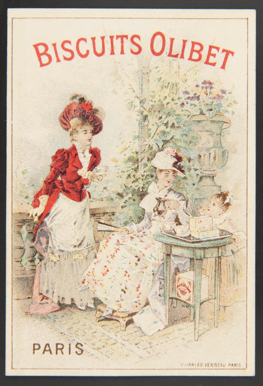 Charles Verneau carte réclame chromo Paris 1899-1870 1996.40.310.1 Photo