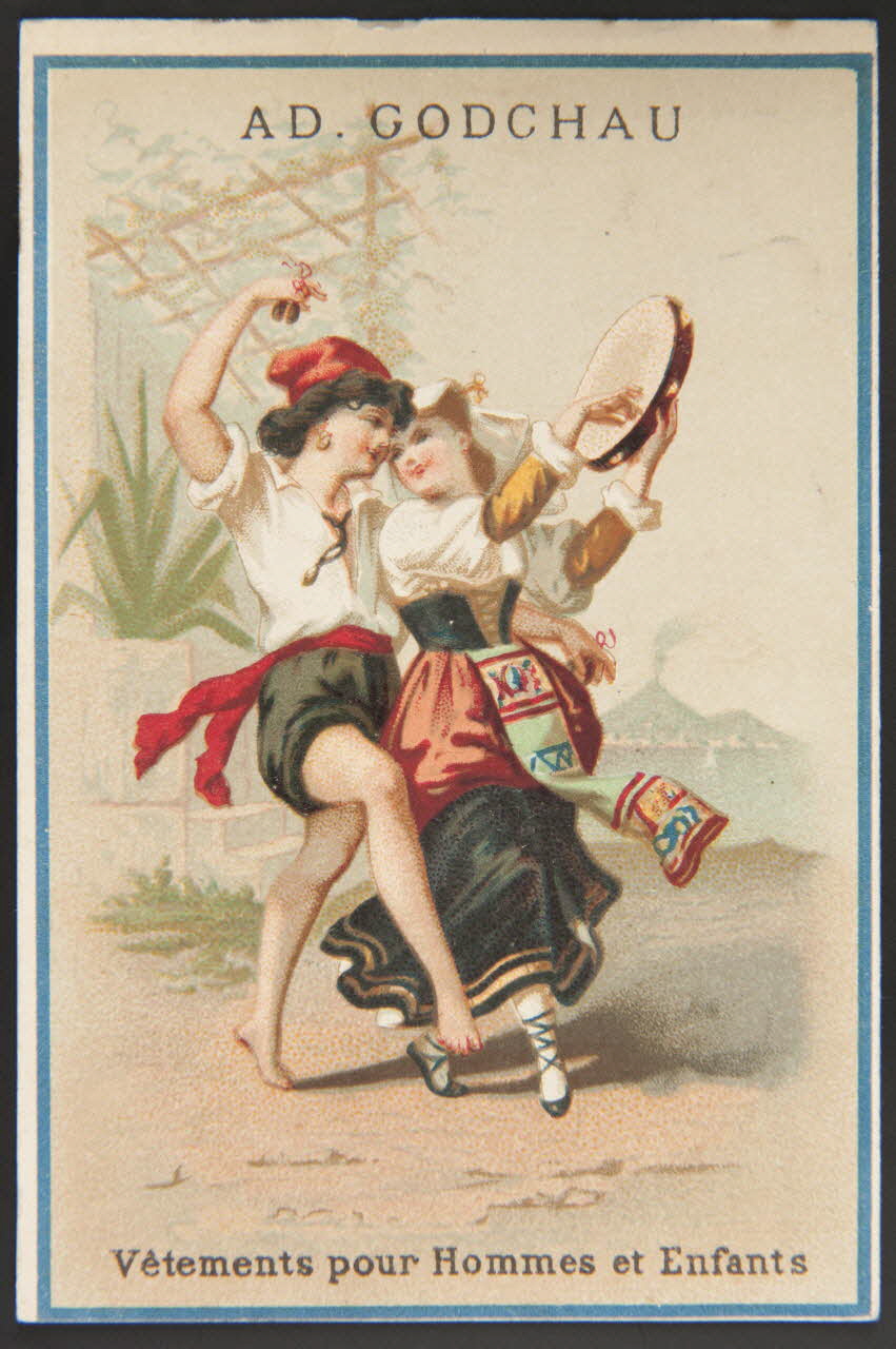 Charles Verneau carte réclame chromo Paris 1899-1870 1996.40.312.3 Photo