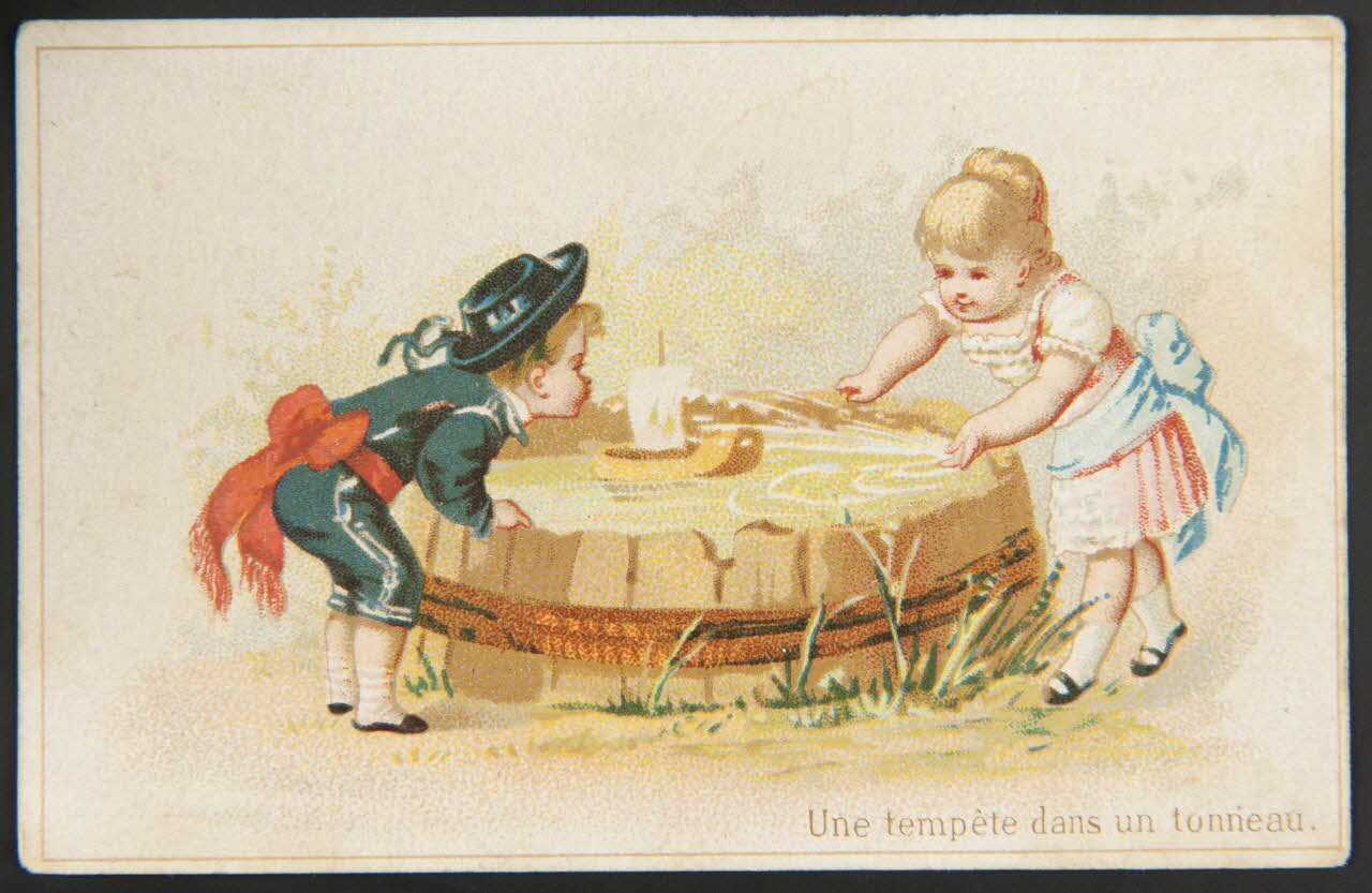 Charles Verneau carte réclame chromo Paris 1899-1870 1996.40.313.3 Photo