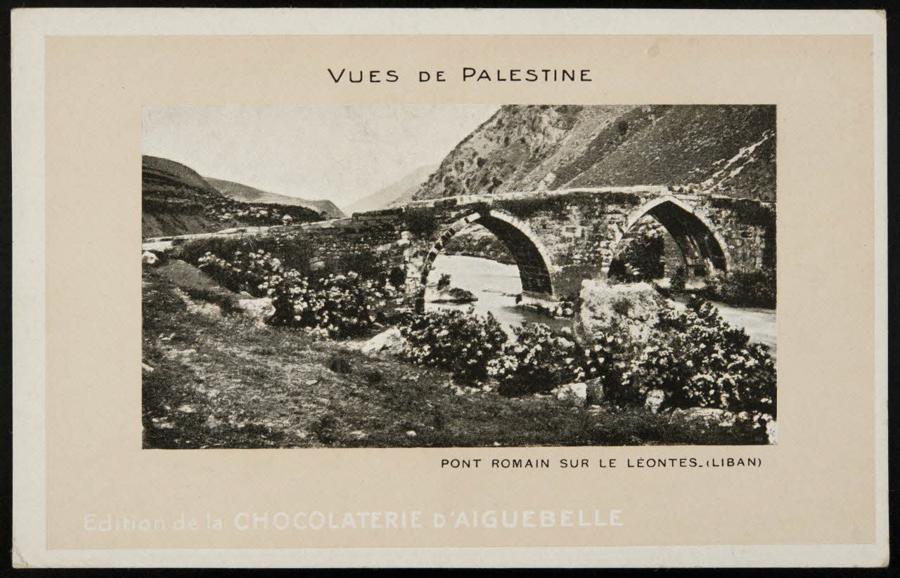 Edition de la Chocolaterie d'Aiguebelle carte réclame chromo Rhône-Alpes, France 1900-1919 1996.40.379.8 Photo