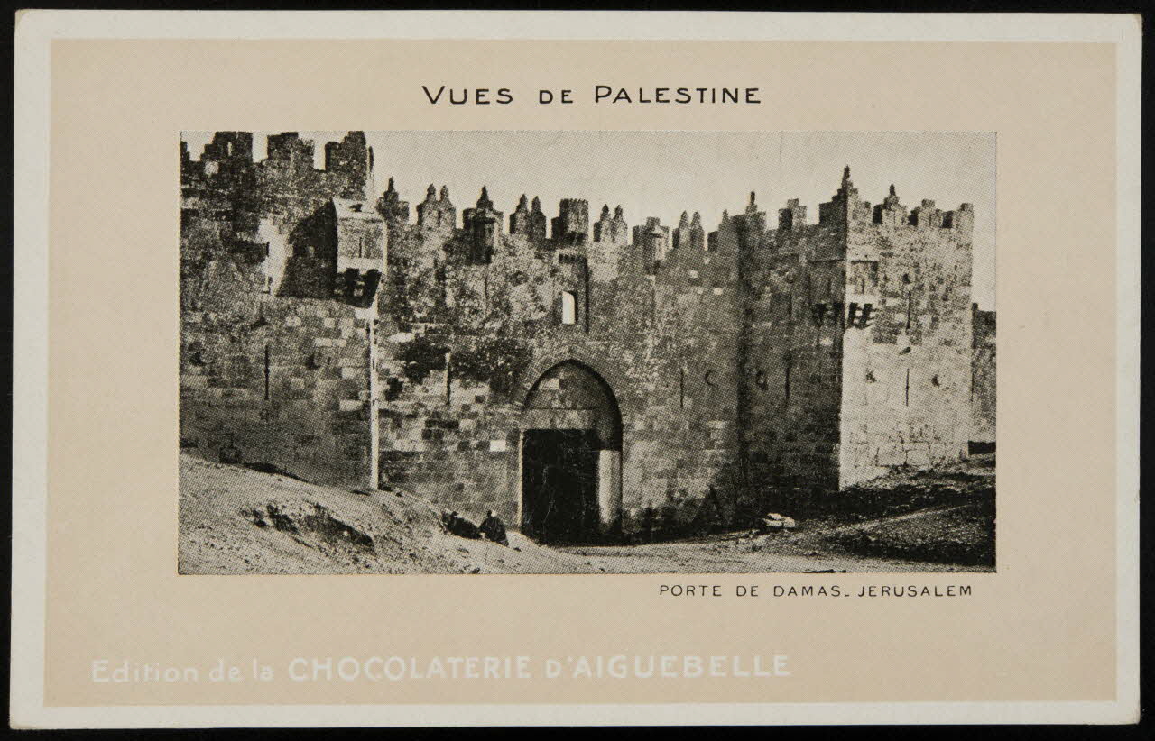 Edition de la Chocolaterie d'Aiguebelle carte réclame chromo Rhône-Alpes, France 1900-1919 1996.40.379.9 Photo