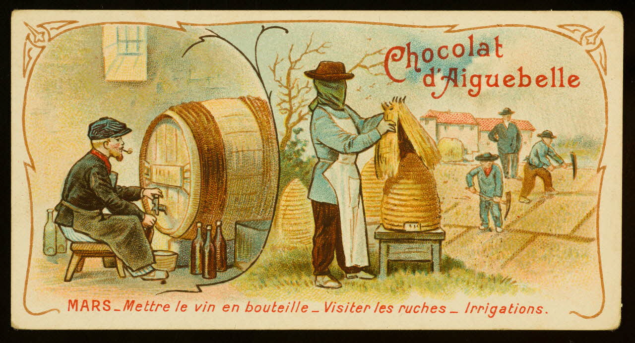 Edition de la Chocolaterie d'Aiguebelle carte réclame chromo 1883-1900 1996.40.389.3 Photo