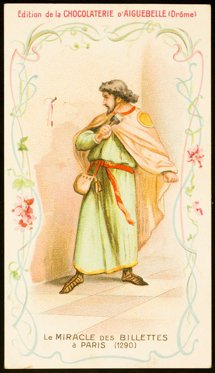 Edition de la Chocolaterie d'Aiguebelle carte réclame chromo 1900-1919 1996.40.431.4 Photo