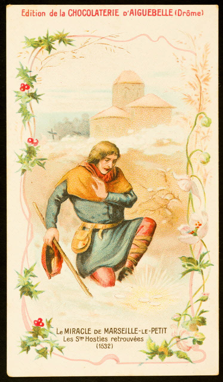 Edition de la Chocolaterie d'Aiguebelle carte réclame chromo 1900-1919 1996.40.431.6 Photo