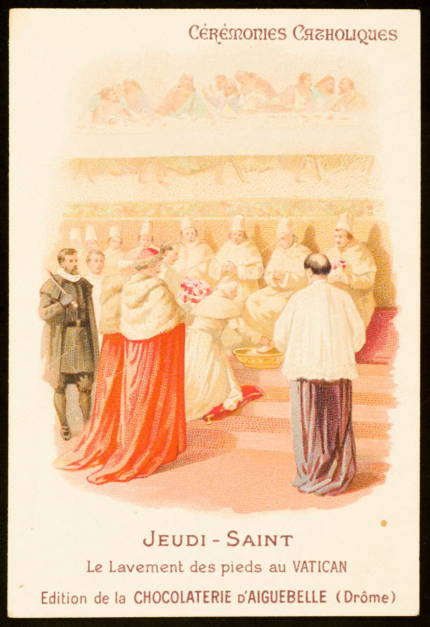 Edition de la Chocolaterie d'Aiguebelle carte réclame chromo 1900-1919 1996.40.434.2 Photo