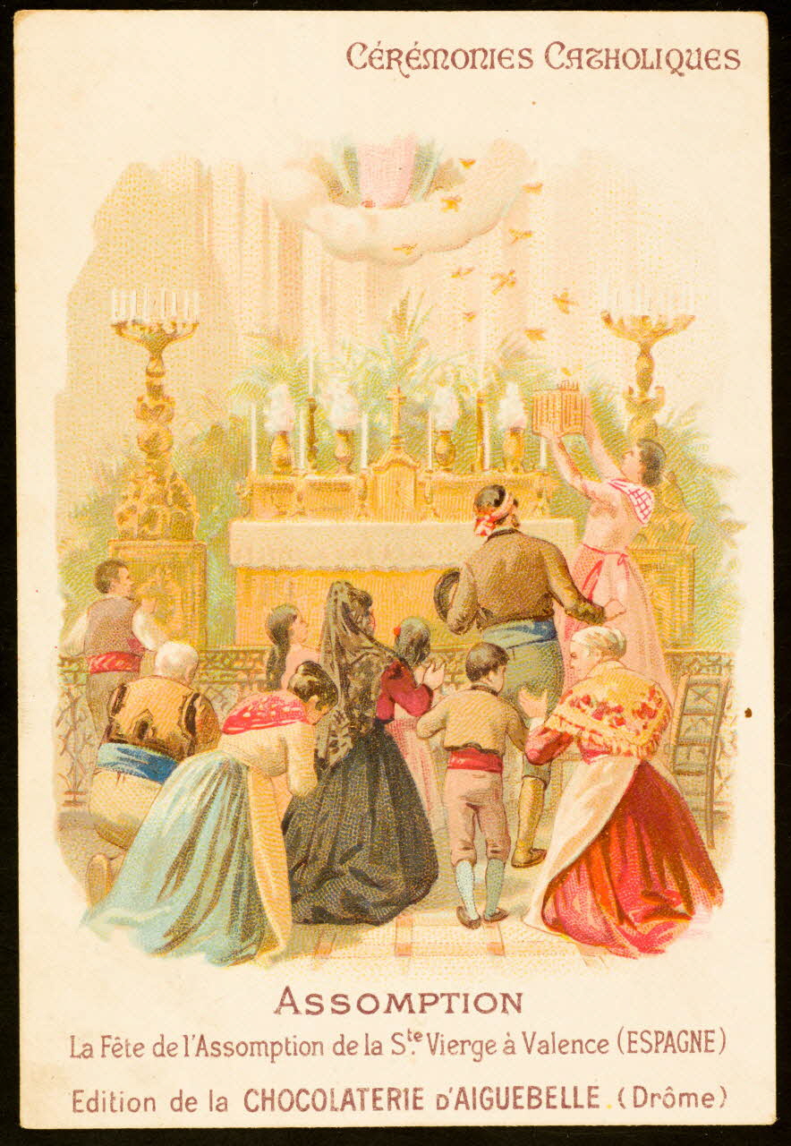 Edition de la Chocolaterie d'Aiguebelle carte réclame chromo 1900-1919 1996.40.434.9 Photo