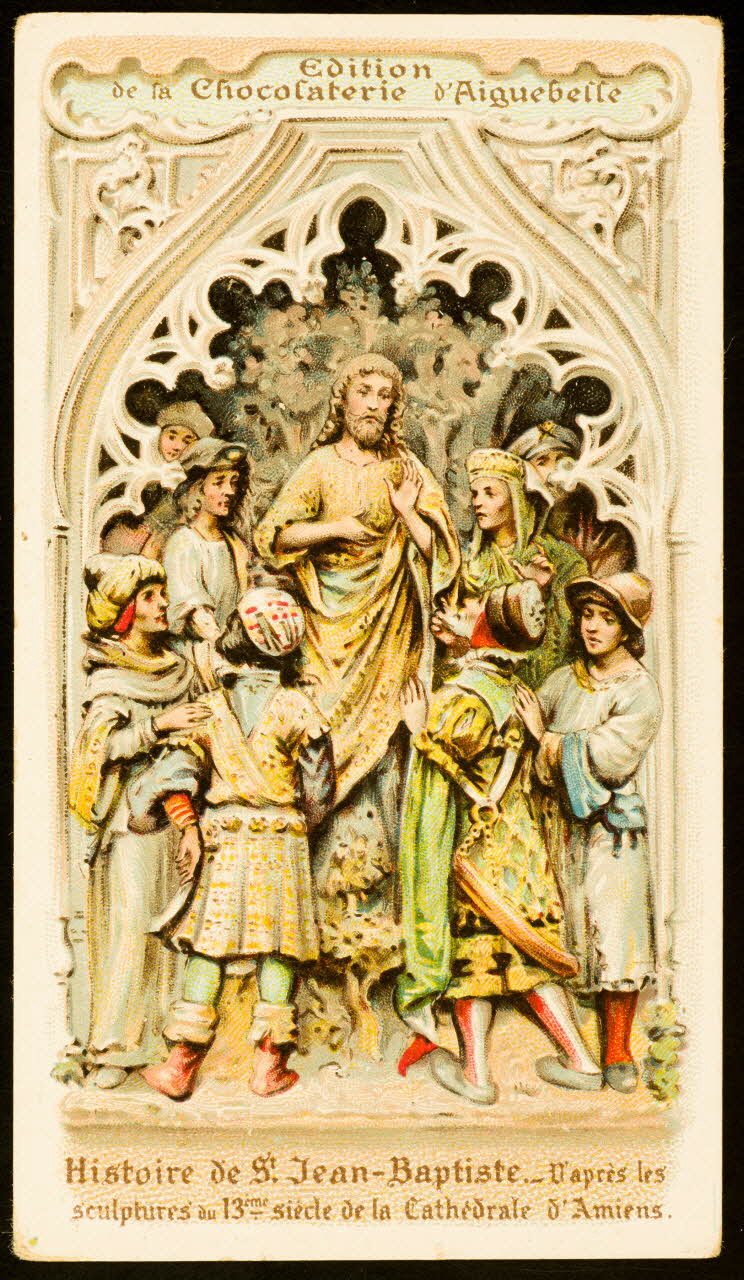 Edition de la Chocolaterie d'Aiguebelle carte réclame chromo France 1900-1919 1996.40.445.1 Photo