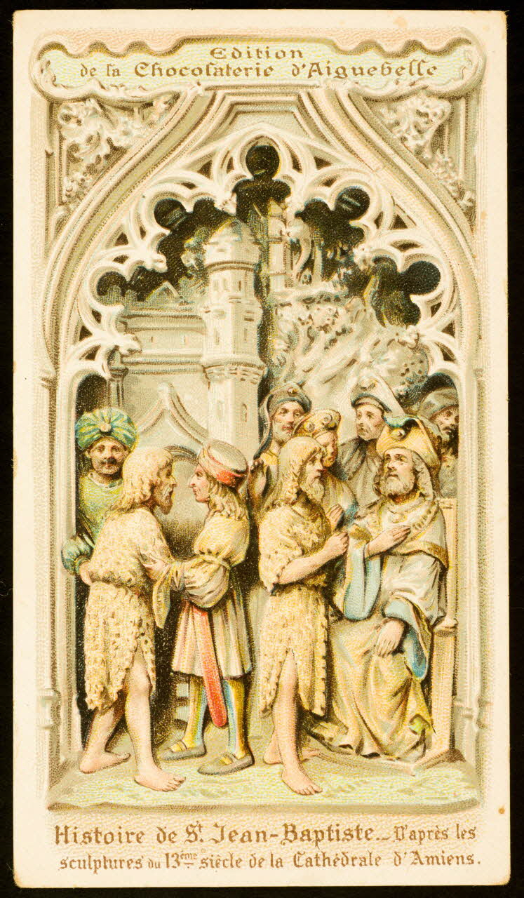 Edition de la Chocolaterie d'Aiguebelle carte réclame chromo France 1900-1919 1996.40.445.3 Photo