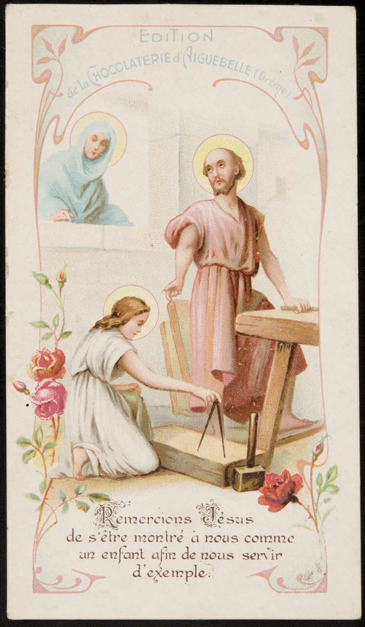 Edition de la Chocolaterie d'Aiguebelle carte réclame chromo 1900-1919 1996.40.452.11 Photo
