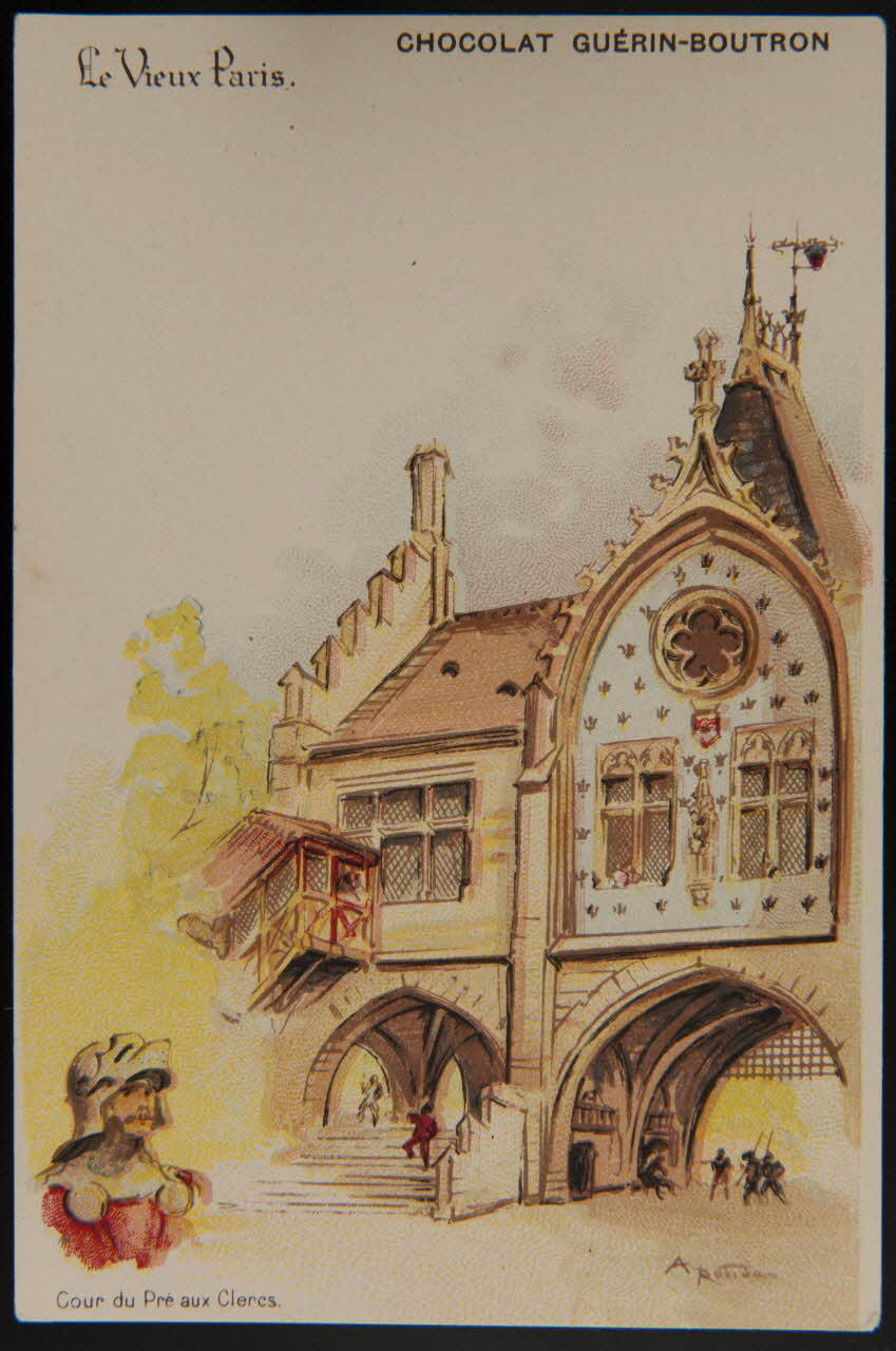Albert Robida carte réclame chromo Paris 1900 1996.40.477.11 Photo