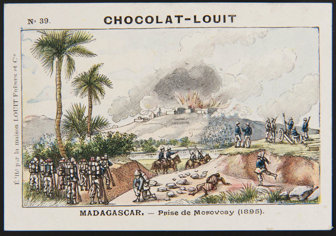 Maison Louit Frère et Compagnie ; Ch. Wall carte réclame chromo Paris 1895 1996.40.511.4 Photo