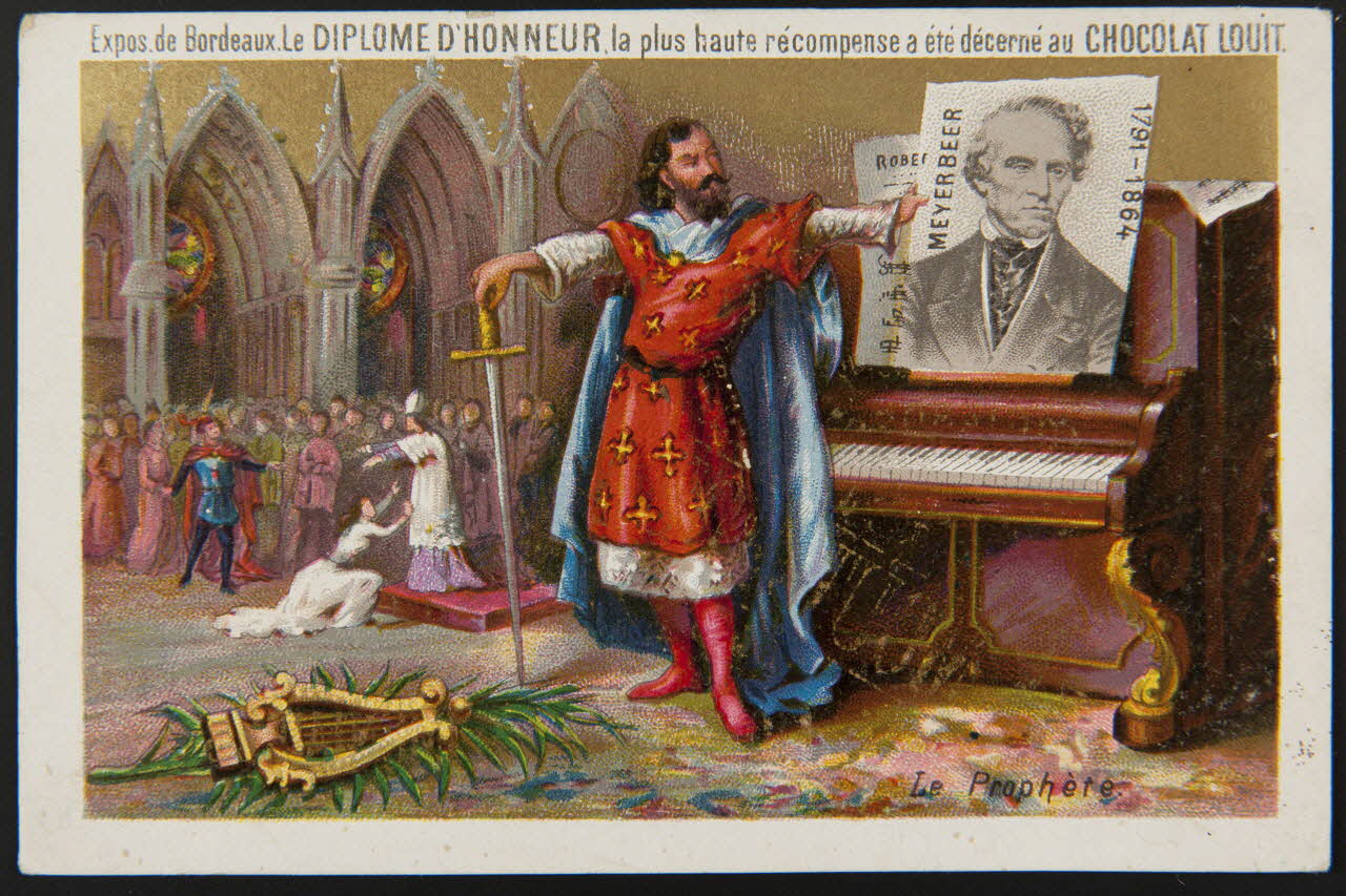carte réclame chromo Paris 1864 1996.40.524.1 Photo