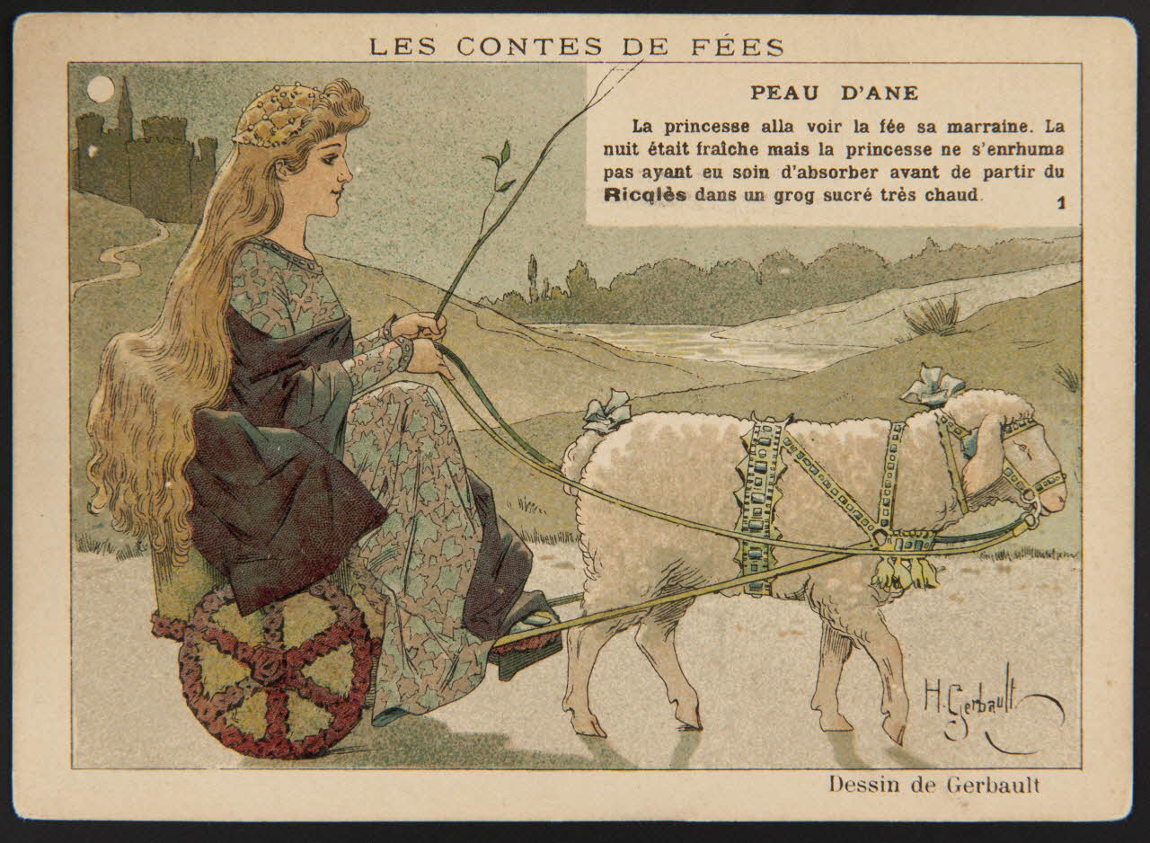 Henry Gerbault ; A. Engelmann carte réclame chromo Paris 1900 1996.40.527.1 Photo