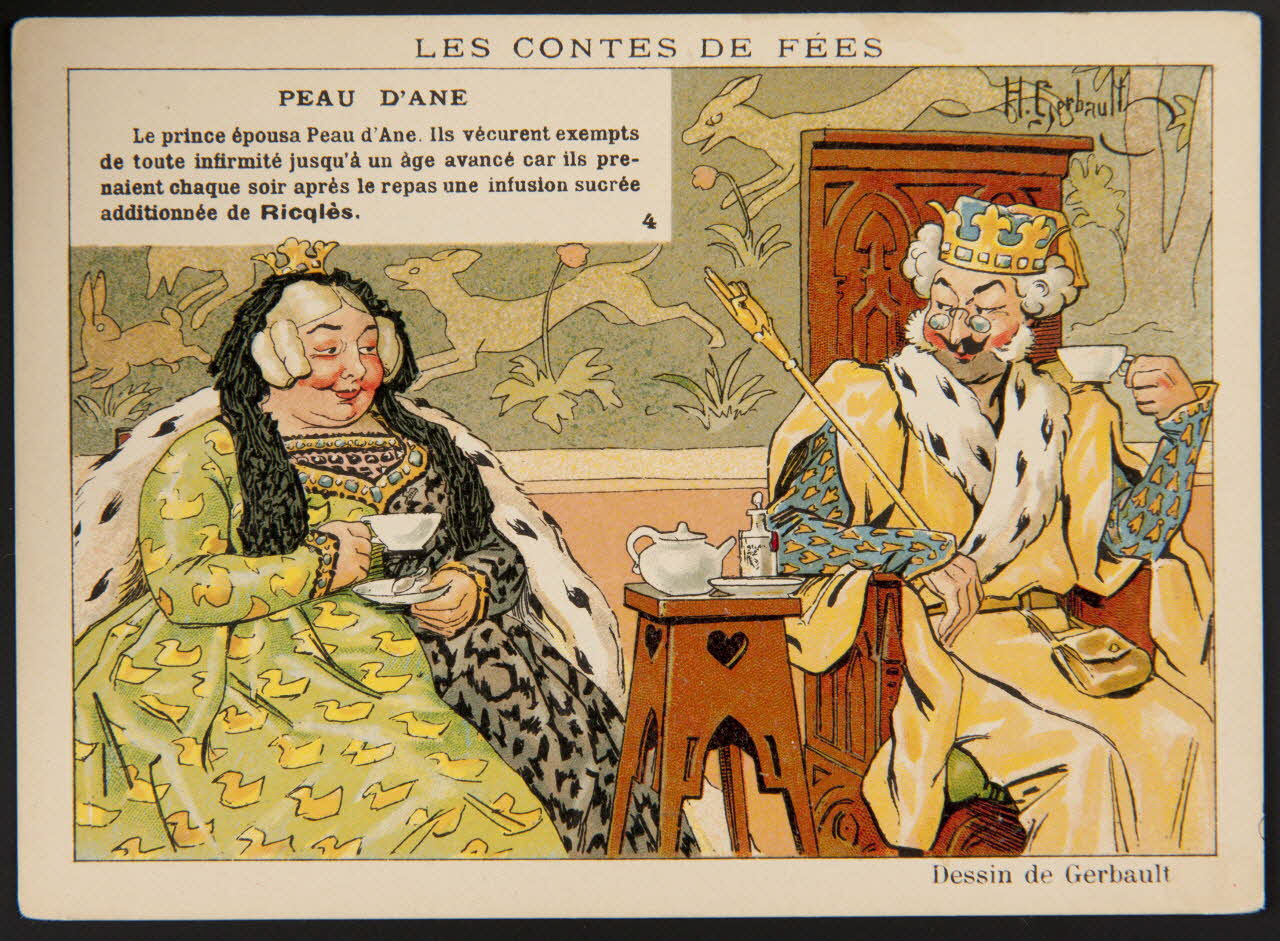 Henry Gerbault ; A. Engelmann carte réclame chromo Paris 1900 1996.40.527.4 Photo