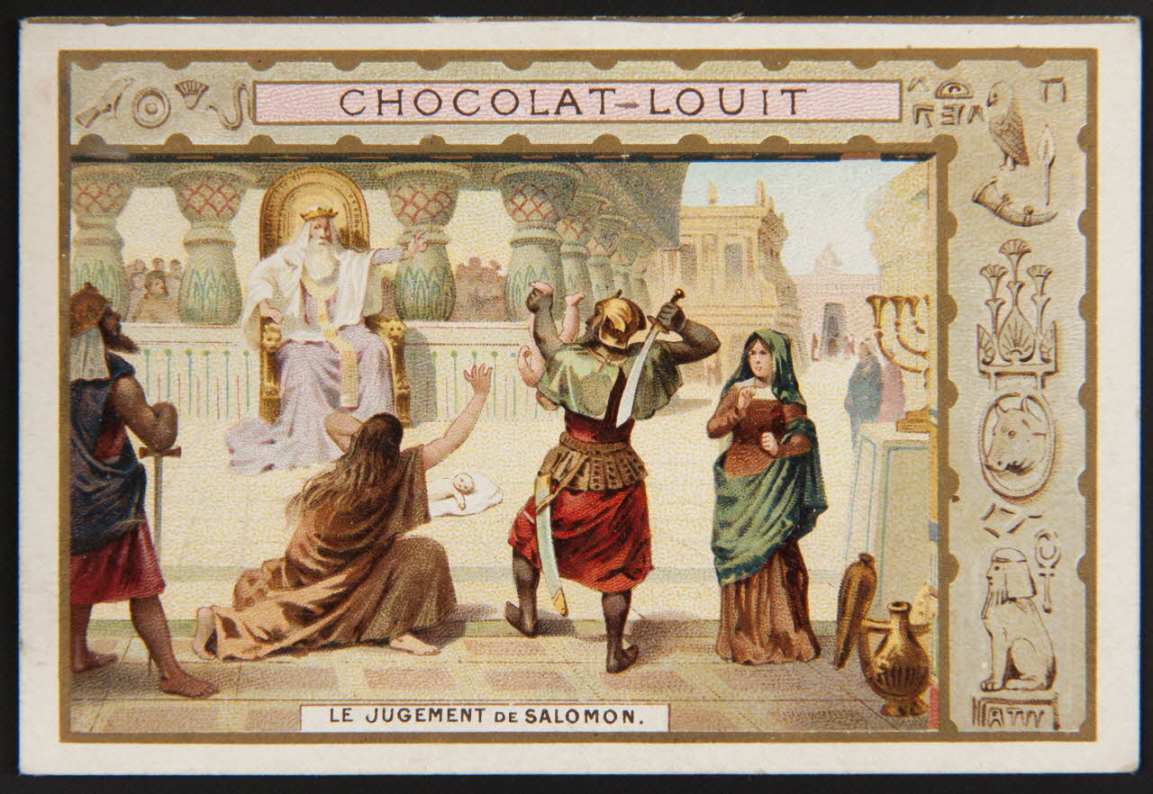 carte réclame chromo Paris 1825 1996.40.528.3 Photo