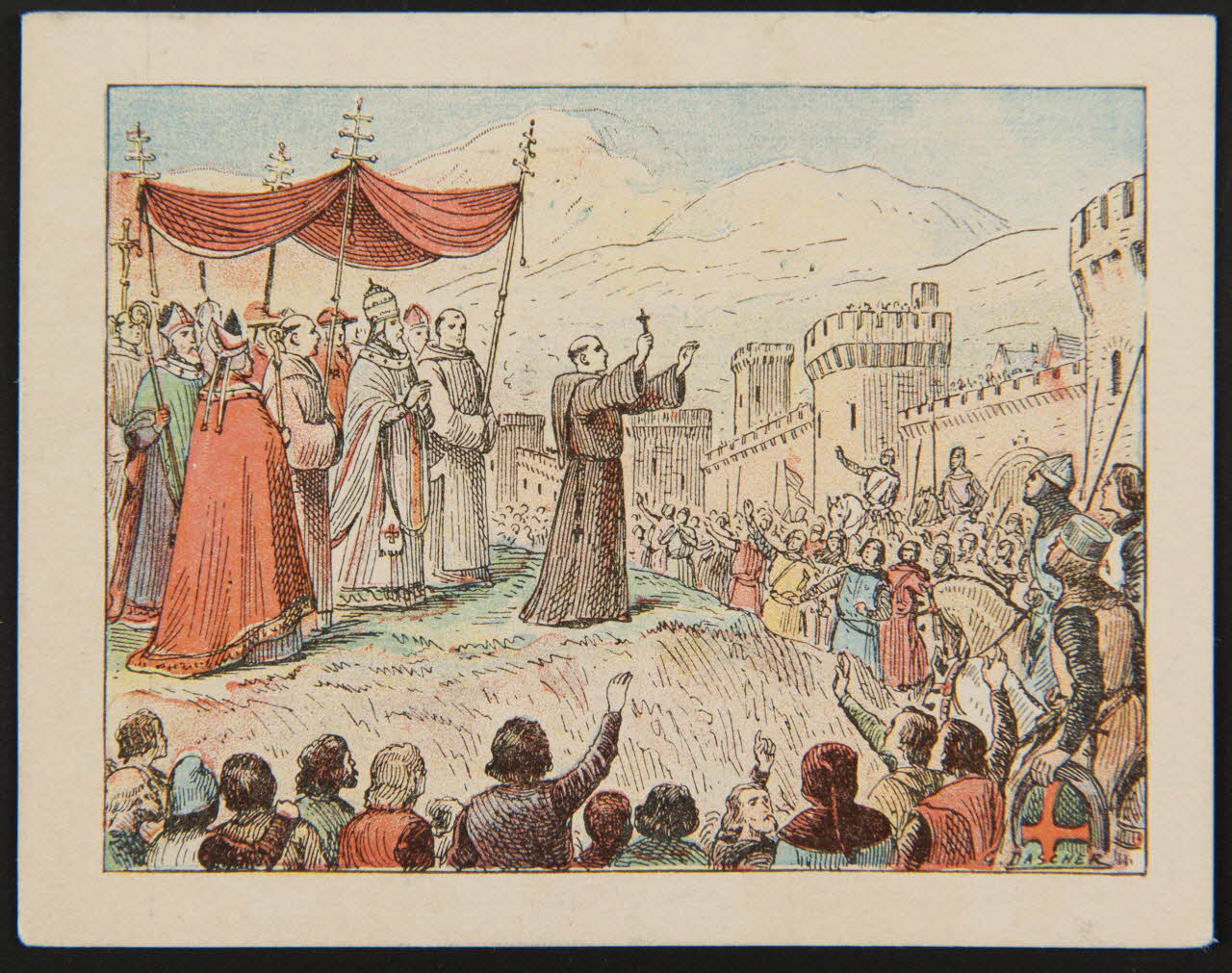 Gedalge ; Dascher carte réclame chromo Paris 1870 1996.40.532.1 Photo