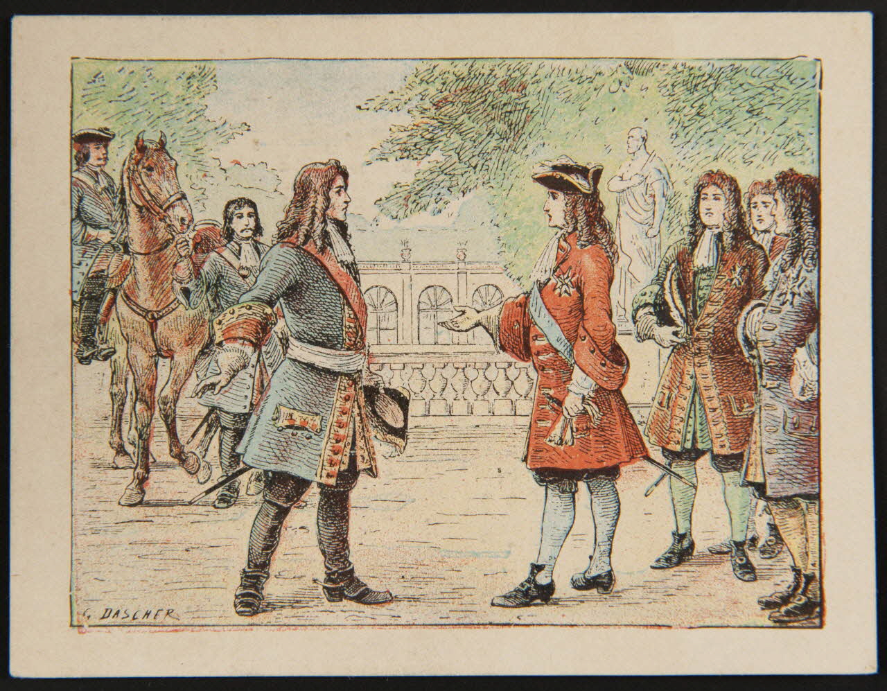 Gedalge ; Dascher carte réclame chromo Paris 1870 1996.40.532.4 Photo