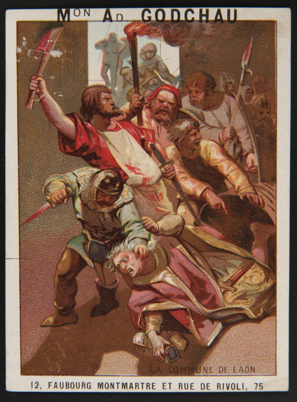 Murat C. carte de récompense scolaire chromo Paris 1870 1996.40.547.10 Photo