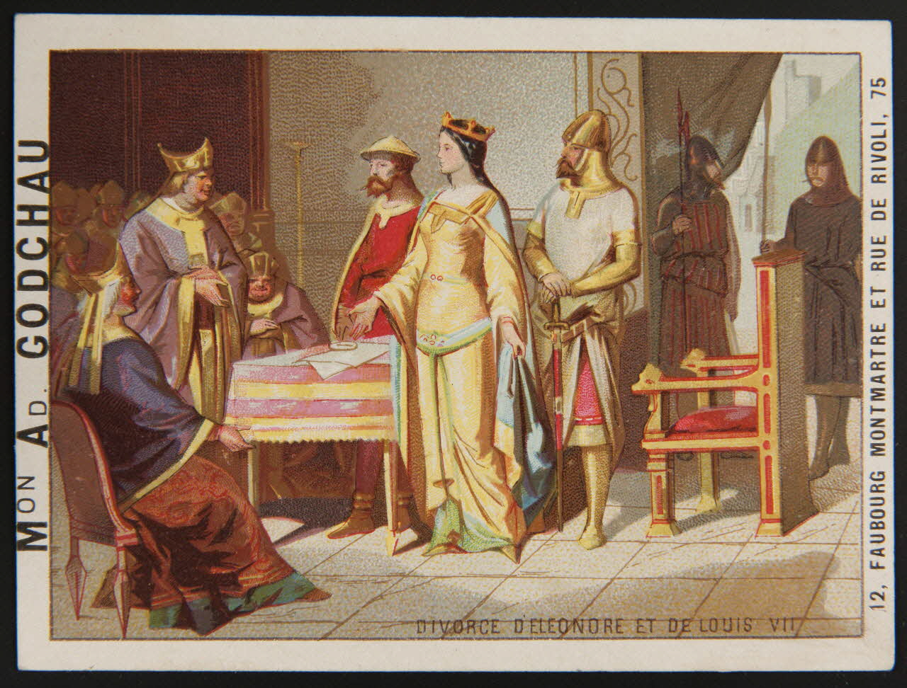 Murat C. carte de récompense scolaire chromo Paris 1870 1996.40.547.12 Photo