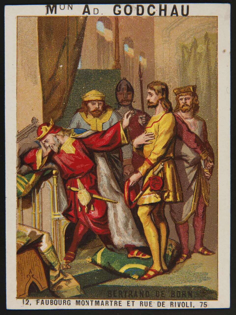 Murat C. carte de récompense scolaire chromo Paris 1870 1996.40.547.14 Photo