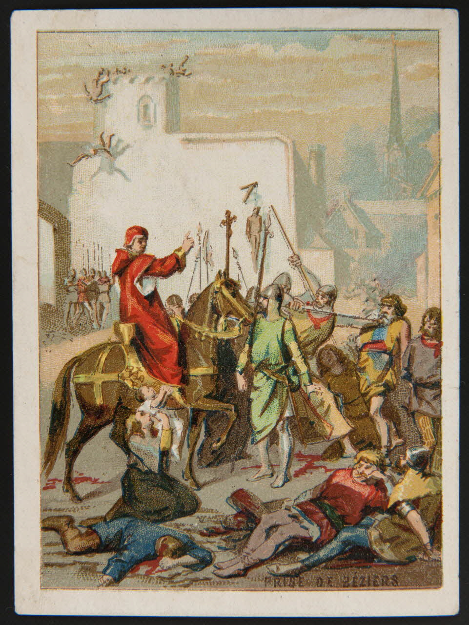 carte de récompense scolaire chromo Paris 1870 1996.40.547.17 Photo