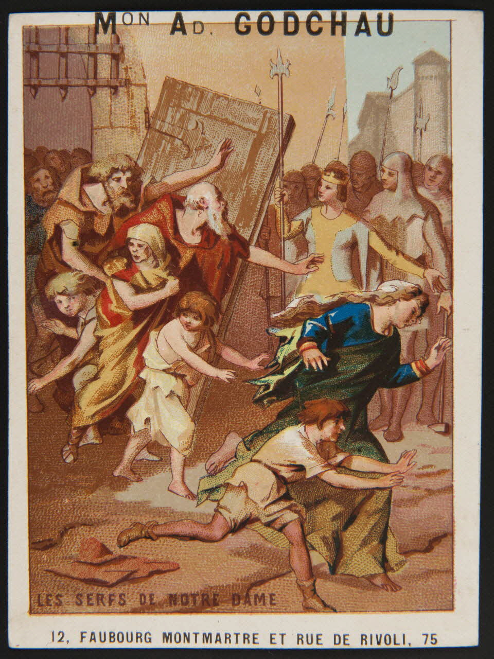 Murat C. carte de récompense scolaire chromo Paris 1870 1996.40.547.19 Photo