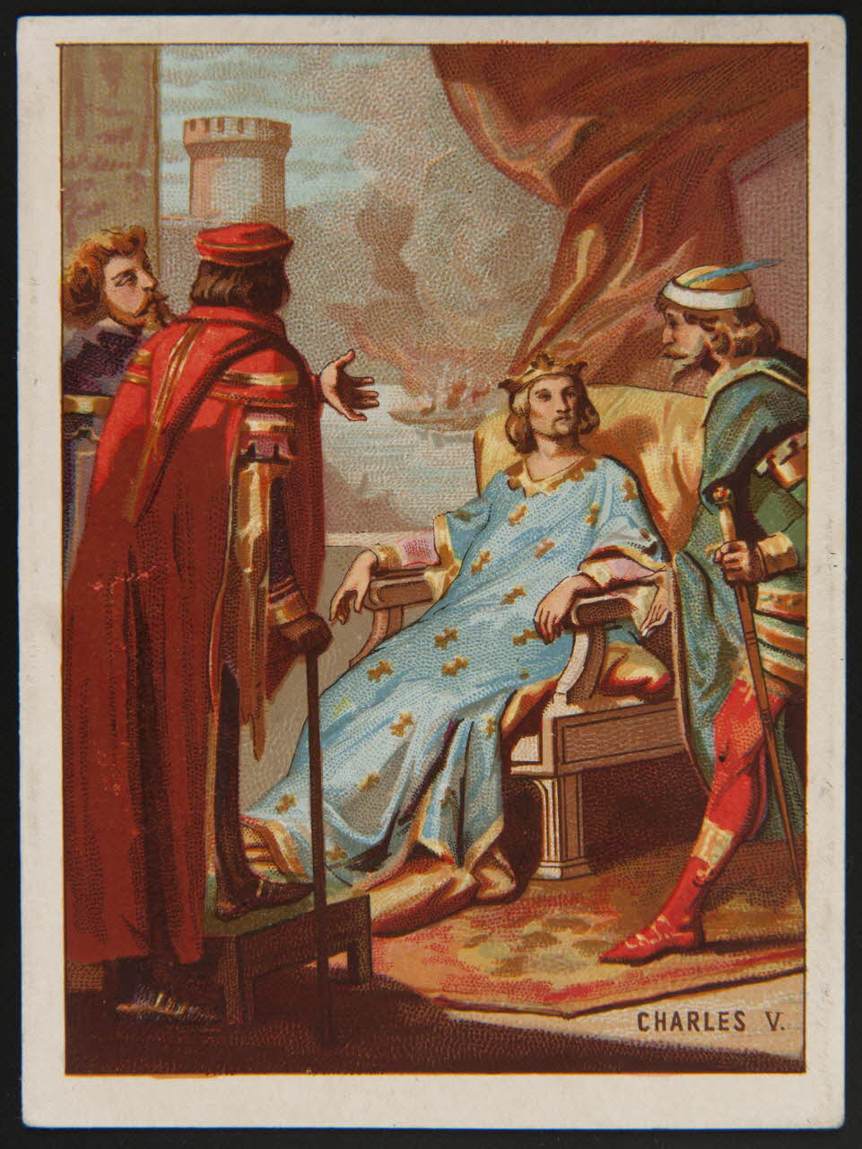 Murat C. carte de récompense scolaire chromo Paris 1870 1996.40.547.24 Photo