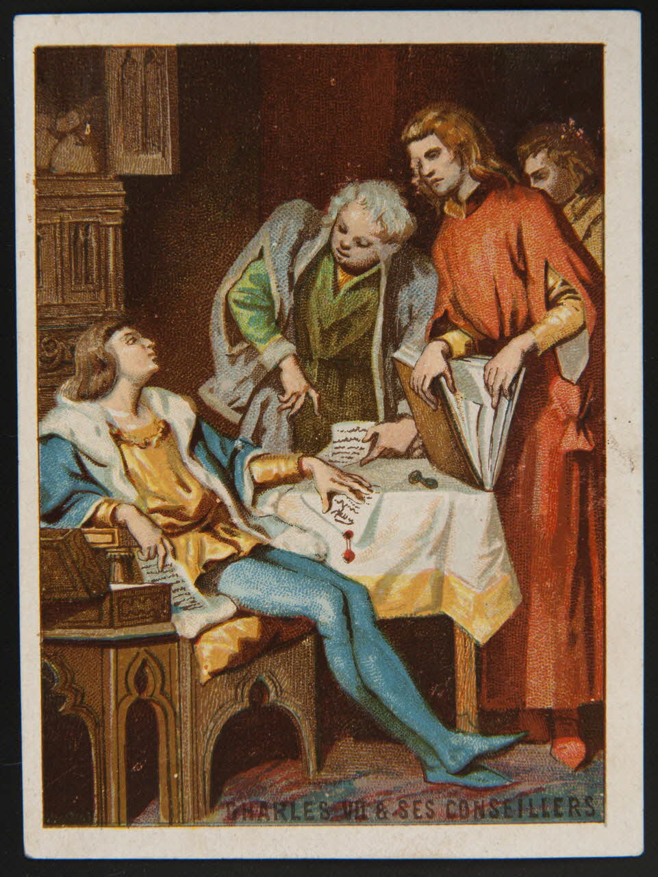 Murat C. carte de récompense scolaire chromo Paris 1870 1996.40.547.27 Photo