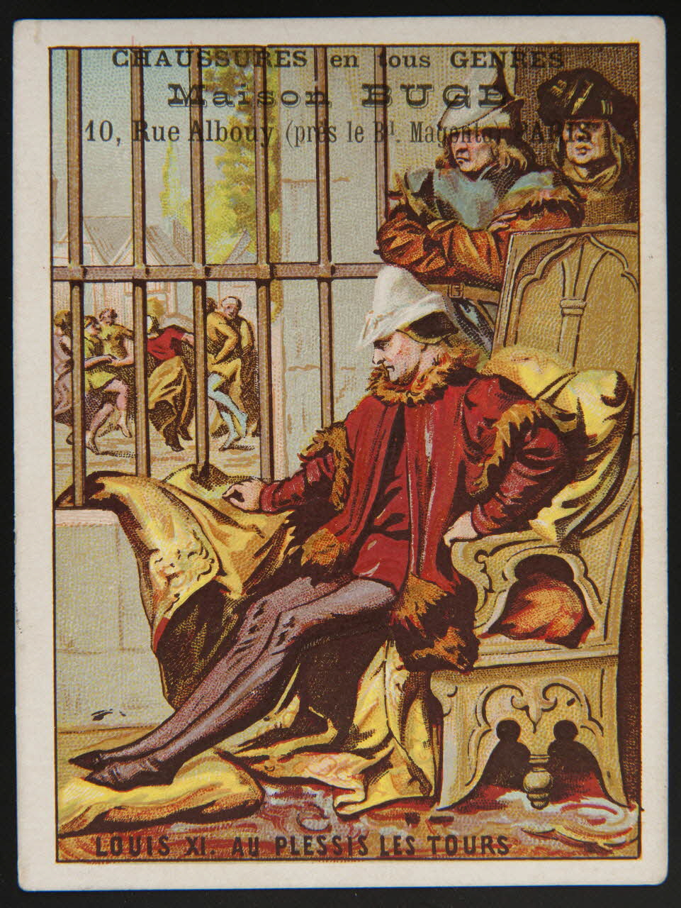 Murat C. carte de récompense scolaire chromo Paris 1870 1996.40.547.29 Photo