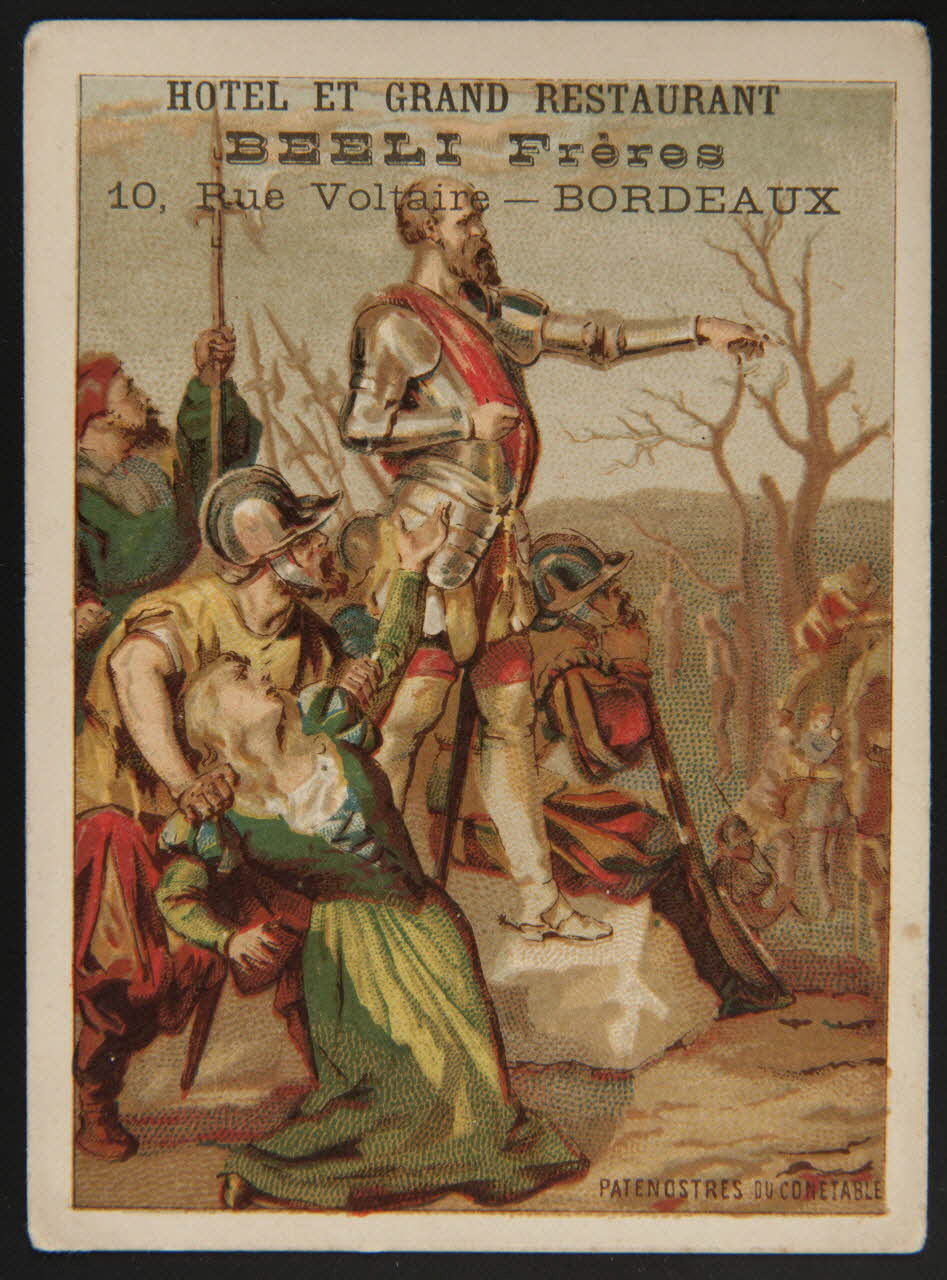 Murat C. carte de récompense scolaire chromo Paris 1870 1996.40.547.32 Photo