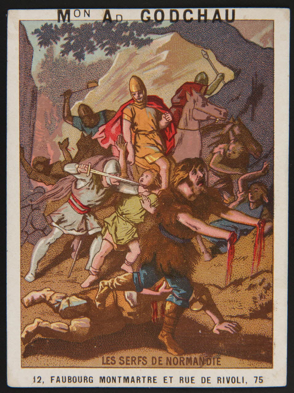 Murat C. carte de récompense scolaire chromo Paris 1870 1996.40.547.4 Photo