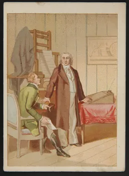 Société de l'Enseignement patriotique ; Murat C. carte de récompense scolaire chromo Paris 1870 1996.40.547.42 Photo