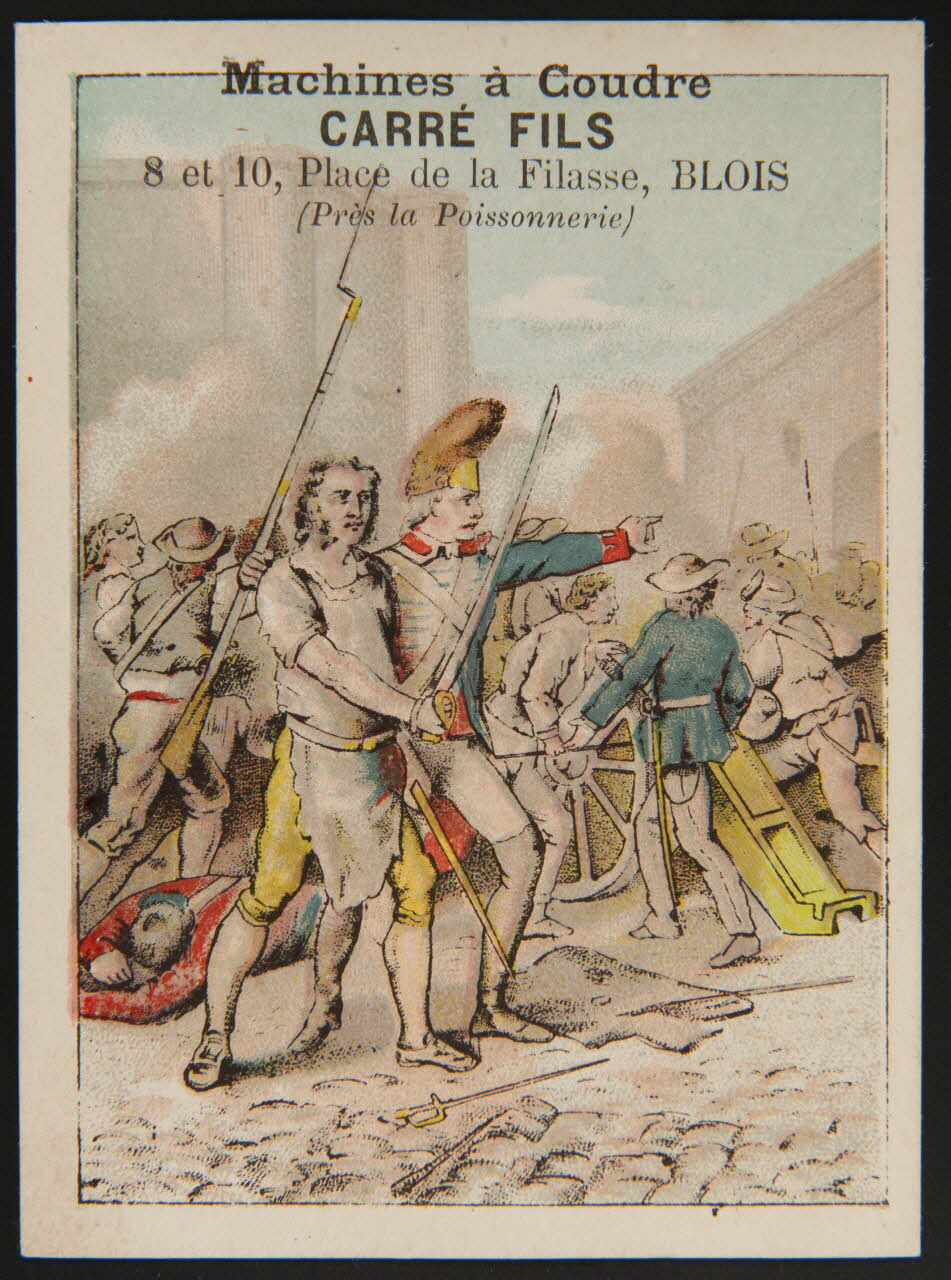 carte de récompense scolaire chromo Paris 1870 1996.40.547.45 Photo