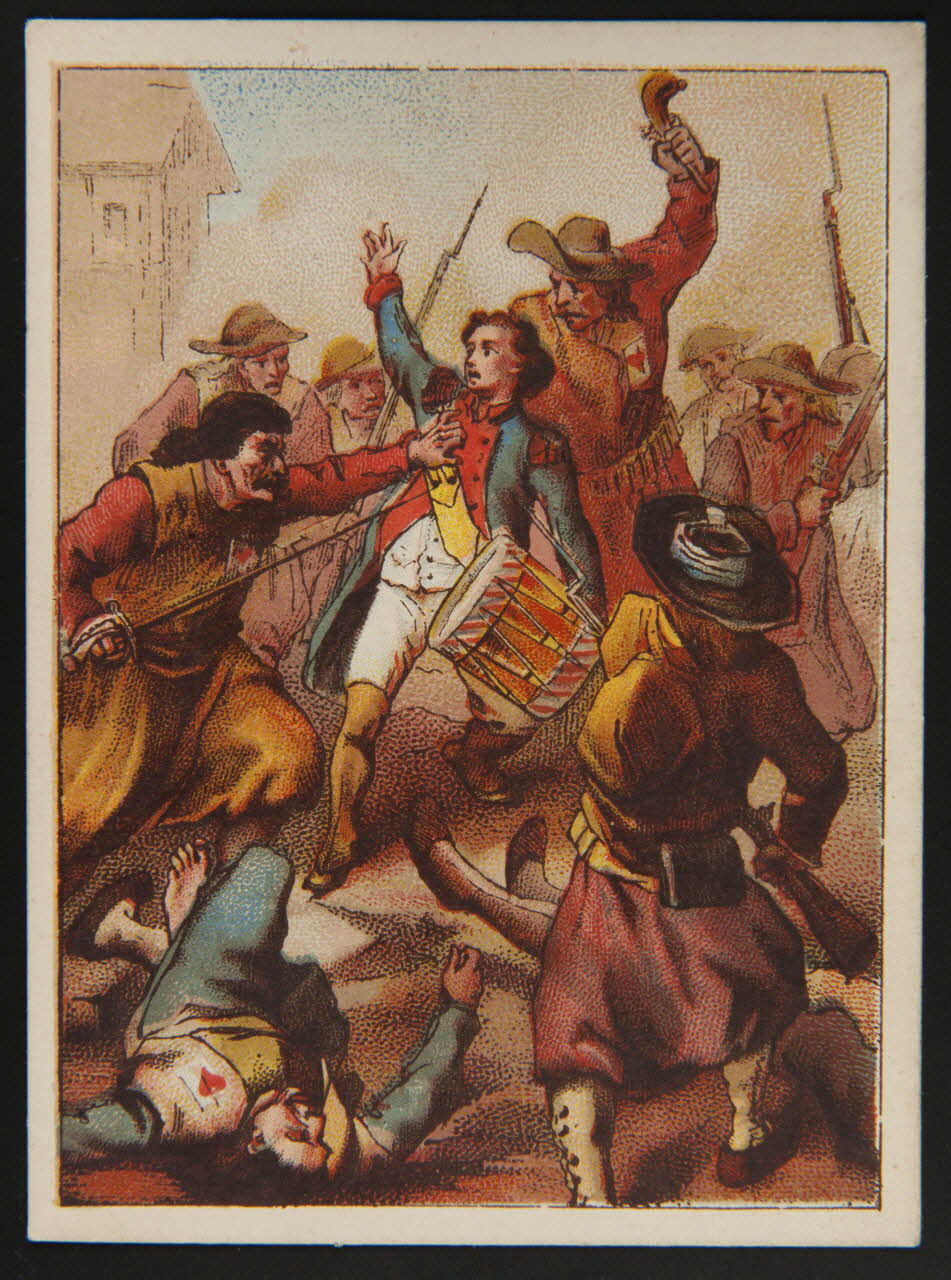 Llanta carte de récompense scolaire chromo Paris 1870 1996.40.547.46 Photo