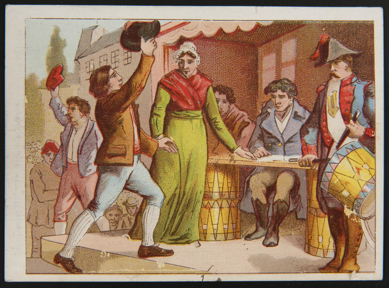 Murat C. carte de récompense scolaire chromo Paris 1870 1996.40.547.54 Photo