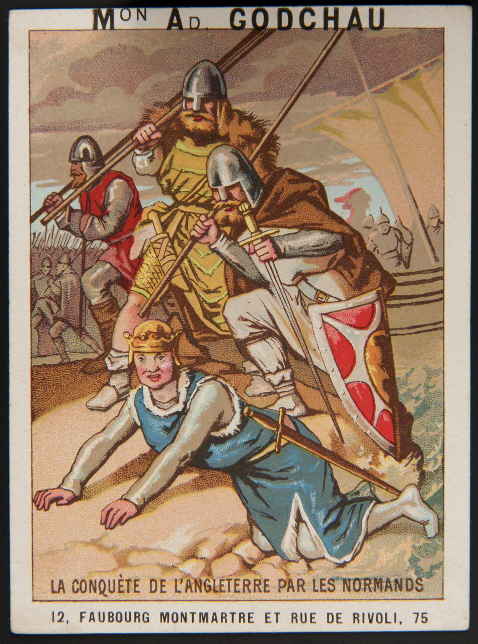 Murat C. carte de récompense scolaire chromo Paris 1870 1996.40.547.7 Photo