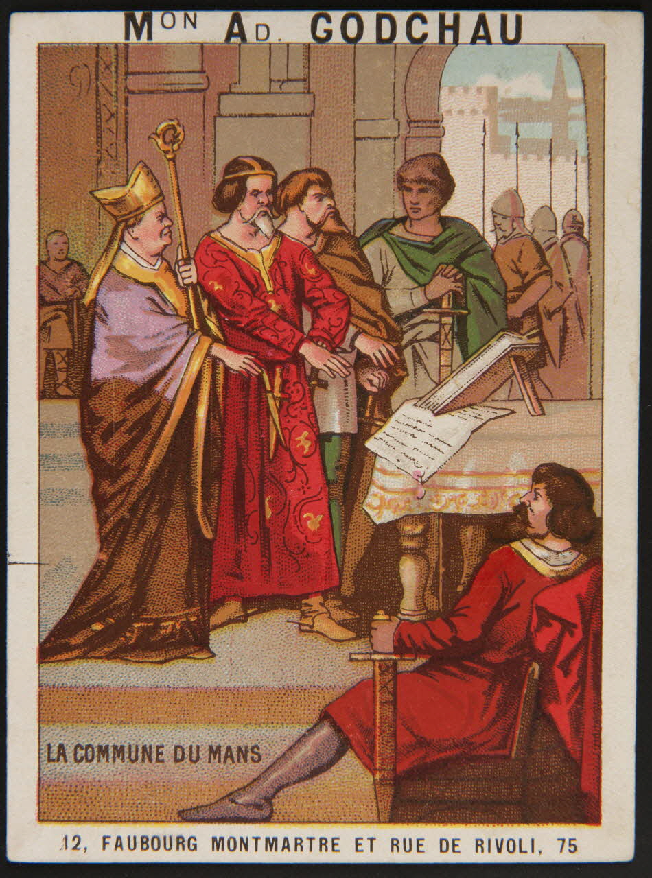 Murat C. carte de récompense scolaire chromo Paris 1870 1996.40.547.8 Photo