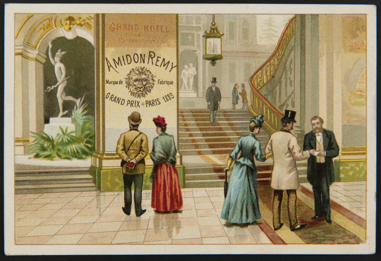 carte réclame chromo Paris 1889 1996.40.560.1 Photo