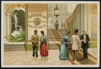 carte réclame chromo Paris 1889 1996.40.560.1 Photo
