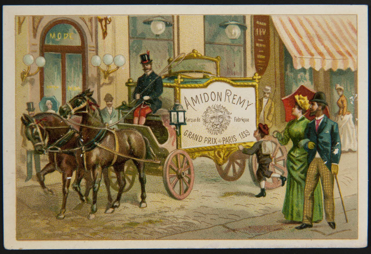carte réclame chromo Paris 1889 1996.40.560.2 Photo