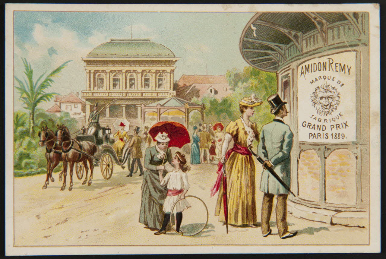 carte réclame chromo Paris 1889 1996.40.560.3 Photo