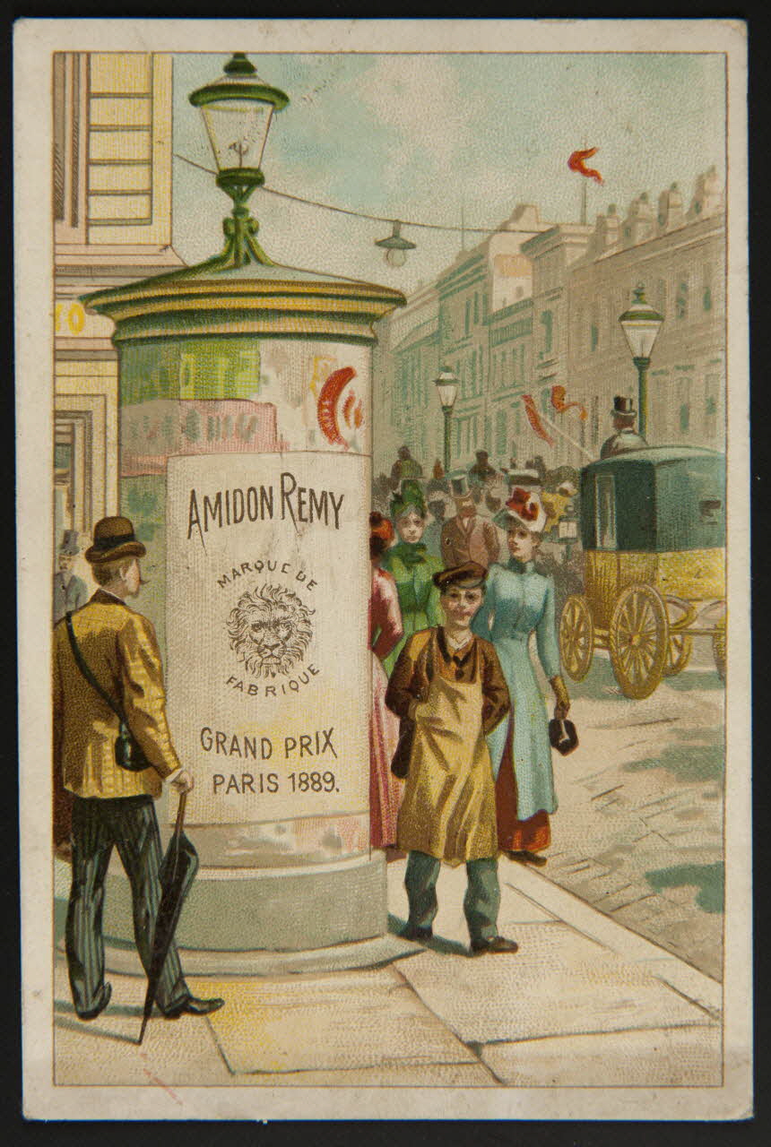carte réclame chromo Paris 1889 1996.40.560.4 Photo