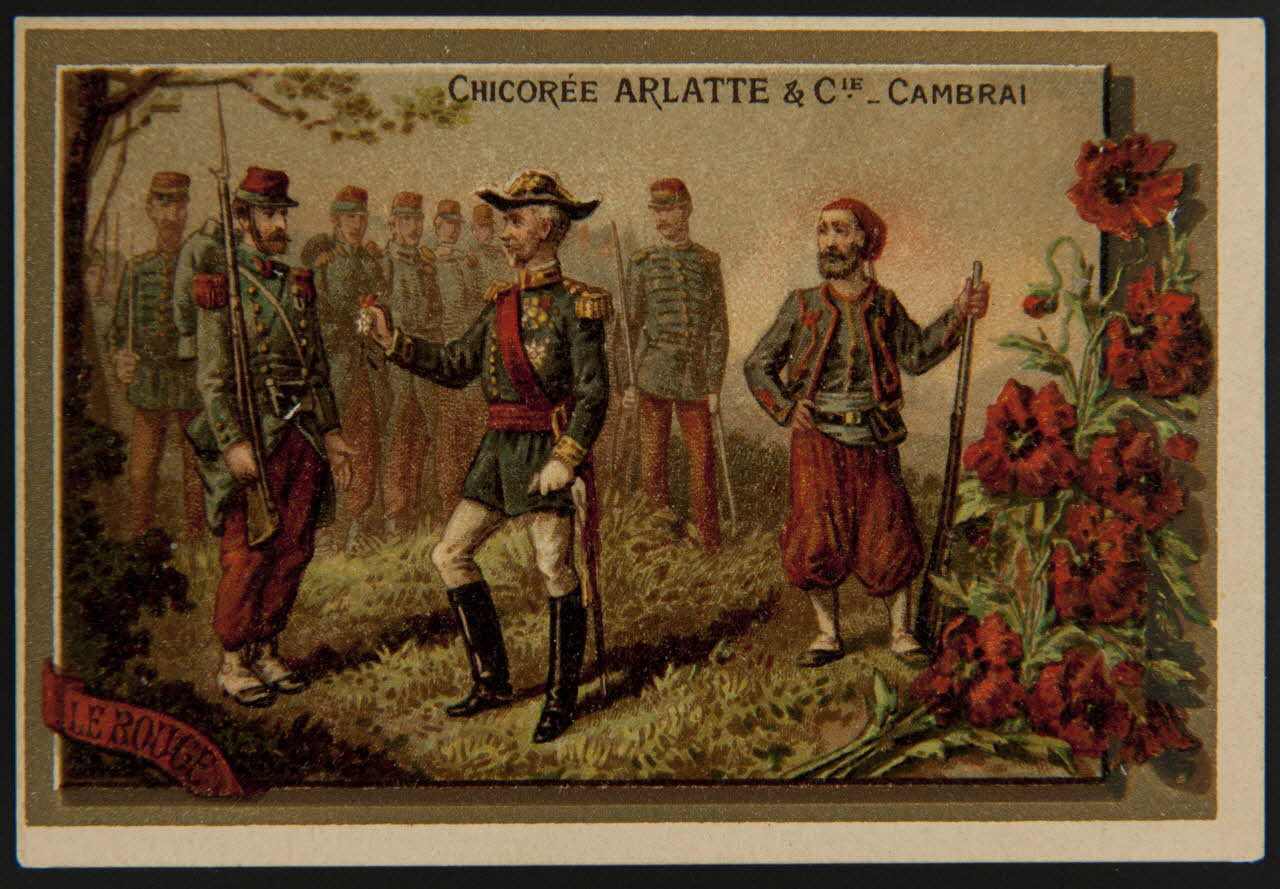 carte réclame chromo Paris 1900 1996.40.562.2 Photo