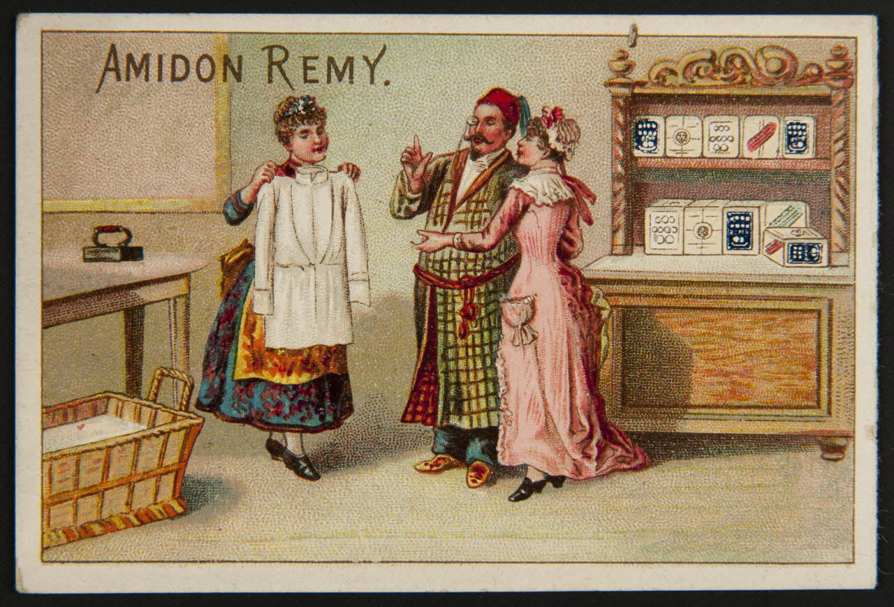 carte réclame chromo Paris 1889 1996.40.565.5 Photo