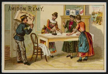 carte réclame chromo Paris 1889 1996.40.565.6  Photo